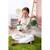 Peluche - peluche fleur tulipe rose avec pot crème – mimi flowers – 24 cm Beige 3 - vertbaudet enfant 