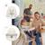 Chaise haute bébé DINNLY pliable évolutive 2 en 1 harnais 5 points plateau assise confortable Beige+Grey 5 - vertbaudet enfant 