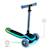 Trottinette RAKET Tricycle Pliable avec Roues LED RGB, Guidon Réglable et Frein à Pied Beige+Bleu+Noir+Rosa 10 - vertbaudet enfant 