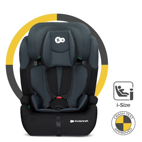 Siège Auto COMFORT UP 9-36 kg avec appui-tête réglable, protections latérales et harnais 5 points ECE R44/04 Black+Green+Grey+Pink 5 - vertbaudet enfant 