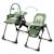 Chaise Haute Bébé TUMMIE 2 en 1 avec Fonction Transat, Réglage 7 Hauteurs, Double Plateau et Pliage Compact Beige+Gris+Vert 15 - vertbaudet enfant 