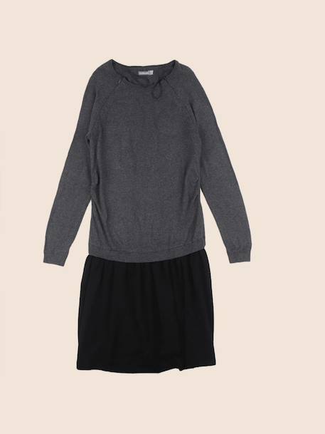 Robe grossesseallaitement - 38 à 40 Gris 1 - vertbaudet enfant 