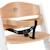 Chaise Haute Évolutive Kinderkraft ENOCK 2 en 1 avec Assise Réglable, Repose-Pieds Ajustable et Bois de Hêtre Massif Beige+Blanc+Blanc/bois+Bleu marine+Bois naturel+Gris+Gris / bois+Marron+Noir 53 - vertbaudet enfant 
