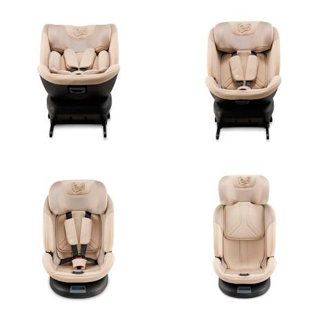 Siège Auto XPEDITION 3 i-Size 40-150 cm avec Rotation 360° EASY SPIN, H-GUARD+, SPS+, EASY GROW et EPP Beige+Gris+Noir+Vert 3 - vertbaudet enfant 