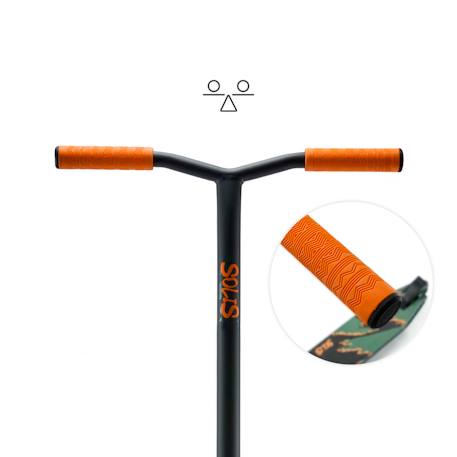 Trottinette Freestyle Kinderkraft SOLIS avec Roulements ABEC-9, Roues PU 100 mm, Guidon en Y, Frein Arrière et Cadre Robuste Noir+Rose+Vert 16 - vertbaudet enfant 