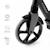 Trottinette Pliable Kinderkraft FREELY avec Guidon Réglable, Roues PU 20 cm, Roulements ABEC-7 et Suspension Avant Beige+Noir+Rose 10 - vertbaudet enfant 