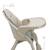 Chaise haute bébé DINNLY pliable évolutive 2 en 1 harnais 5 points plateau assise confortable Beige+Grey 2 - vertbaudet enfant 