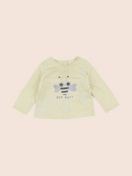 Tee-shirt - 6 mois Jaune 1 - vertbaudet enfant 