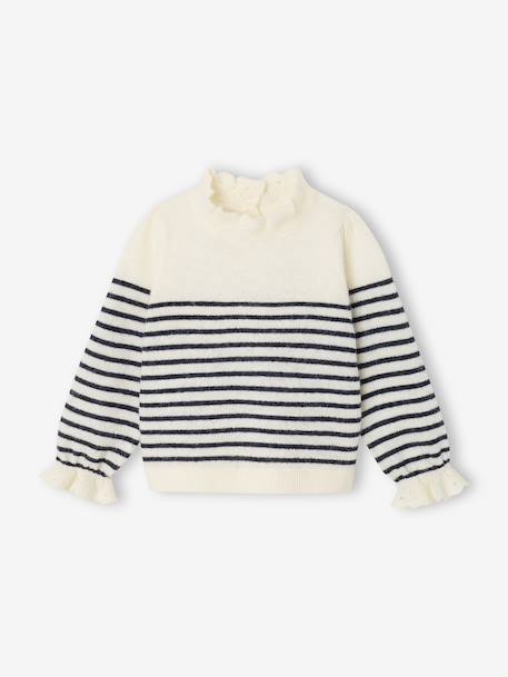 Pull bébé fille manches longues écru 2 - vertbaudet enfant 