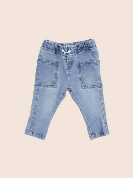 Jean - 6 mois Bleu 1 - vertbaudet enfant 
