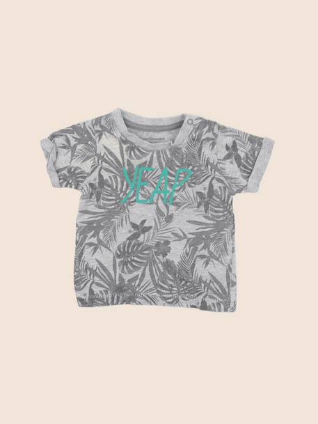 Tee-shirt - 3 mois Gris 1 - vertbaudet enfant 