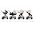 Poussette 4 en 1 Kinderkraft MOOV 2 AIR avec Siège 2 en 1 Transformable, Roues Gonflables et Travel System Beige+Gris+Noir 8 - vertbaudet enfant 