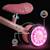 Draisienne Kinderkraft CUTIE FLASH à 4 Roues avec Lumières RGB, Selle Réglable, Roulements ABEC-7 et Cadre Acier Beige+Bleu+Rose+Vert 14 - vertbaudet enfant 