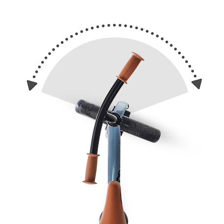 Draisienne 2WAY NEXT avec Selle et Guidon Réglables, Roues EVA Sans Gonflage, Cadre Léger 3 kg et EN 71-1 Bleu+Menthe+Noir+Rose+Vert 2 - vertbaudet enfant 