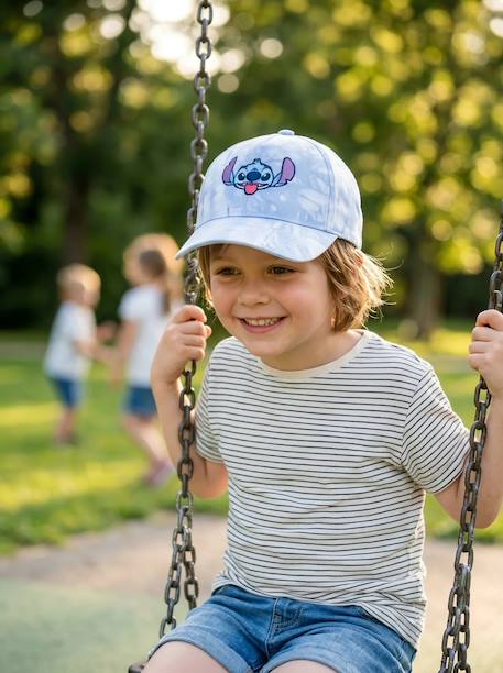 Casquette stitch enfant réglable brodée 4 - 10 ans Bleu turquoise 2 - vertbaudet enfant 