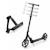 Trottinette Pliable Kinderkraft FREELY avec Guidon Réglable, Roues PU 20 cm, Roulements ABEC-7 et Suspension Avant Beige+Noir+Rose 11 - vertbaudet enfant 