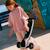 Trottinette RAKET Tricycle Pliable avec Roues LED RGB, Guidon Réglable et Frein à Pied Beige+Bleu+Noir+Rosa 15 - vertbaudet enfant 