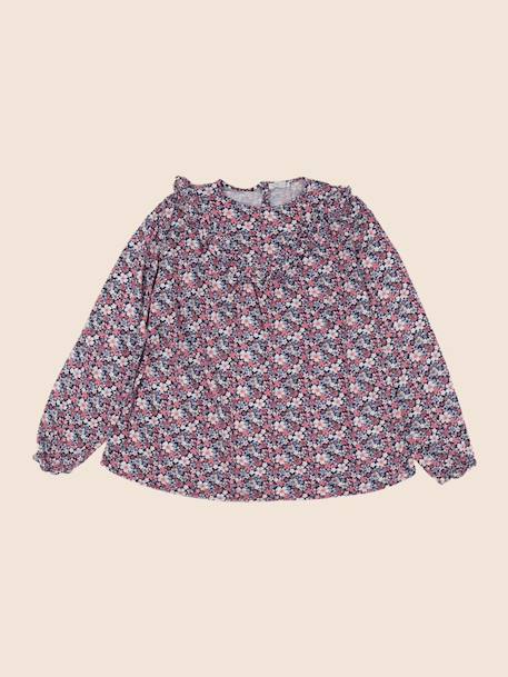 Blouse - 12 ans Bleu, rose 1 - vertbaudet enfant 
