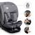 Siège Auto I-GROW i-Size Pivotant 360° avec ISOFIX, RWF jusqu’à 4 ans et Appui-tête 12 Positions Réglable Gris+Noir+Vert 4 - vertbaudet enfant 