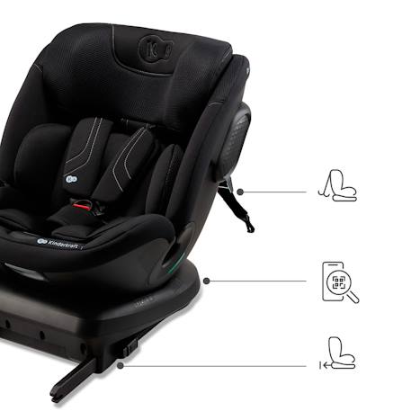 Siège Auto XPEDITION 3 i-Size 40-150 cm avec Rotation 360° EASY SPIN, H-GUARD+, SPS+, EASY GROW et EPP Beige+Gris+Noir+Vert 17 - vertbaudet enfant 