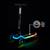 Trottinette RAKET Tricycle Pliable avec Roues LED RGB, Guidon Réglable et Frein à Pied Beige+Bleu+Noir+Rosa 20 - vertbaudet enfant 