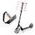 Trottinette Pliable Kinderkraft FREELY avec Guidon Réglable, Roues PU 20 cm, Roulements ABEC-7 et Suspension Avant Beige+Noir+Rose 5 - vertbaudet enfant 