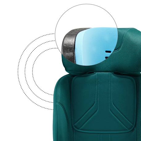 Siège Auto Kinderkraft XRIDER 2 i-Size avec Rotation 360°, ISOFIX, SPS+, H-GUARD+, EASY GROW et Jambe de Force Vert 4 - vertbaudet enfant 