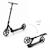 Trottinette Pliable Kinderkraft FREELY avec Guidon Réglable, Roues PU 20 cm, Roulements ABEC-7 et Suspension Avant Beige+Noir+Rose 8 - vertbaudet enfant 