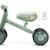 Draisienne Kinderkraft CUTIE FLASH à 4 Roues avec Lumières RGB, Selle Réglable, Roulements ABEC-7 et Cadre Acier Beige+Bleu+Rose+Vert 23 - vertbaudet enfant 