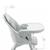Chaise haute bébé DINNLY pliable évolutive 2 en 1 harnais 5 points plateau assise confortable Grey 2 - vertbaudet enfant 