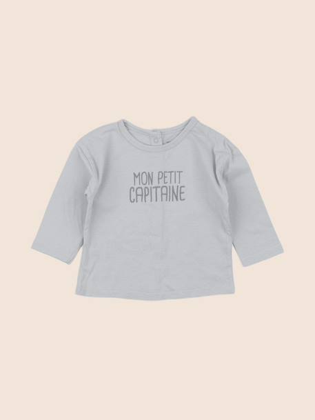 Tee-shirt - 9 mois Bleu 1 - vertbaudet enfant 