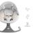 Balançoire transat bébé électrique 2en1 LUMI 2 - avec musique Gris clair+Gris foncé 2 - vertbaudet enfant 