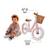 Draisienne Kinderkraft RAPID 2 x BIZUU avec Cadre en Magnésium Léger, Roues Increvables, Selle Réglable et Panier Beige+Bleu+Noir+Rosa+Vert 22 - vertbaudet enfant 