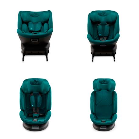 Siège Auto XPEDITION 3 i-Size 40-150 cm avec Rotation 360° EASY SPIN, H-GUARD+, SPS+, EASY GROW et EPP Beige+Gris+Noir+Vert 21 - vertbaudet enfant 