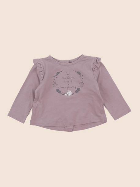 Tee-shirt - 6 mois Violet 1 - vertbaudet enfant 