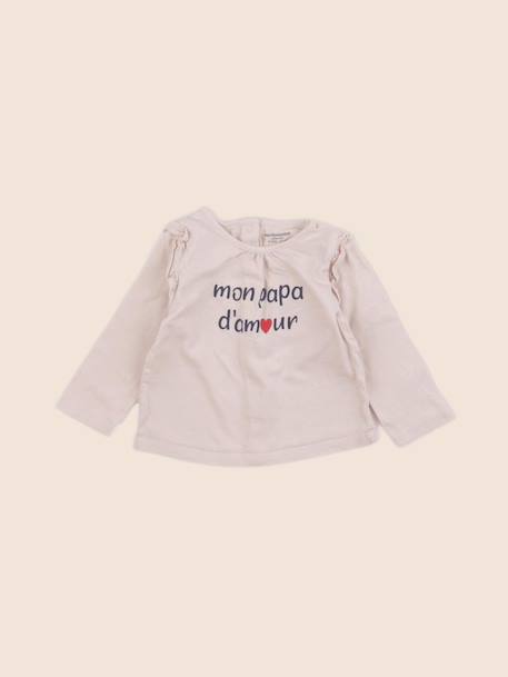 Tee-shirt - 9 mois Rose 1 - vertbaudet enfant 