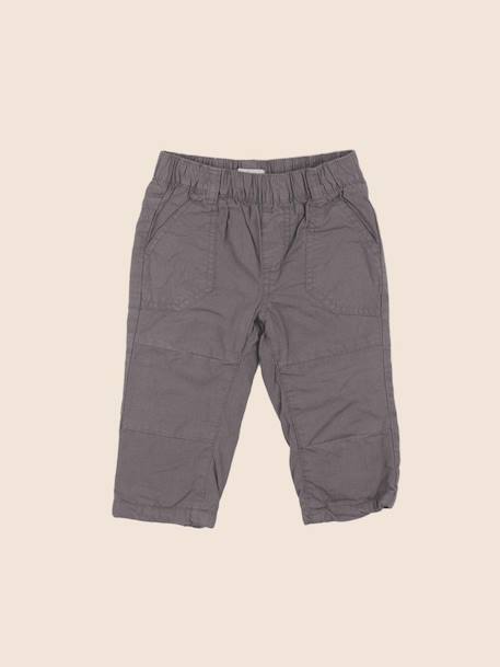Pantalon - 12 mois Gris 1 - vertbaudet enfant 