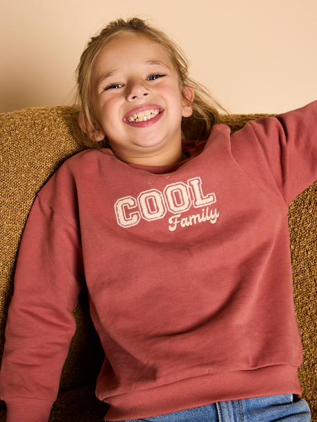 Sweat enfant capsule famille terracotta 5 - vertbaudet enfant 