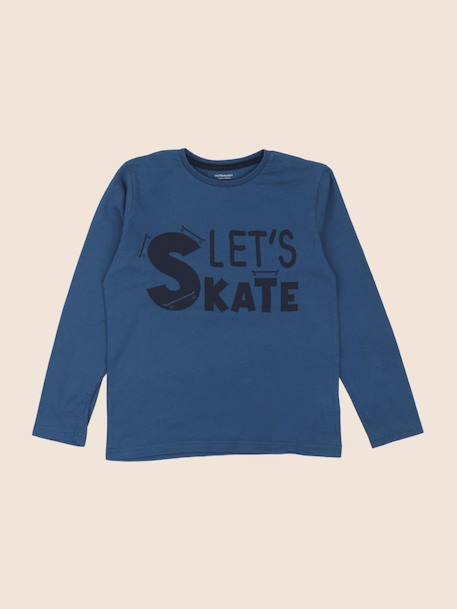 Tee-shirt - 10 ans Bleu 1 - vertbaudet enfant 