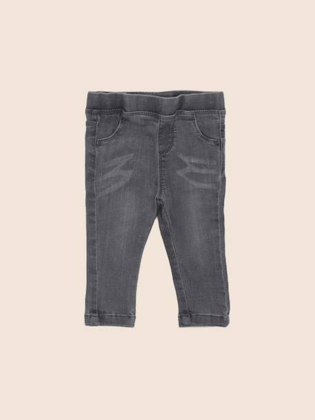 Jegging - 9 mois Gris 1 - vertbaudet enfant 