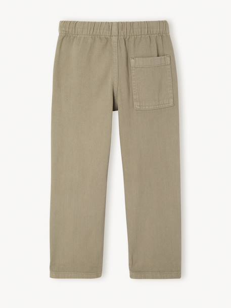 Pantalon garçon  fluide facile à enfiler garçon beige+bleu moyen+bleu nuit+terracotta+vert sauge 32 - vertbaudet enfant 