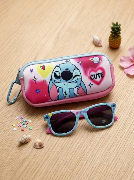 Lot de 2 lunettes de soleil stitch avec étui Bleu turquoise 1 - vertbaudet enfant 