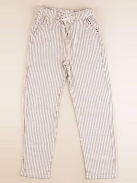 Pantalon - 10 ans Beige 1 - vertbaudet enfant 