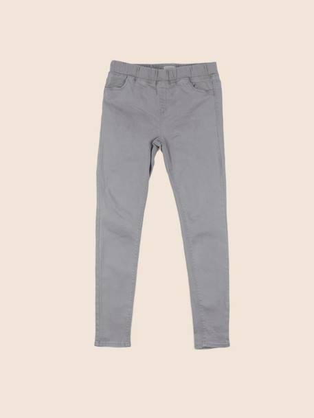 Jegging - 12 ans Gris 1 - vertbaudet enfant 