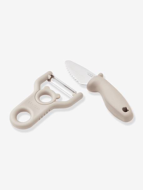 Pertense set couteau+ épluche légume taupe 1 - vertbaudet enfant 