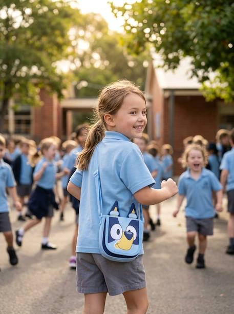 Sac bandoulière bluey oreilles 3d enfant Bleu 2 - vertbaudet enfant 
