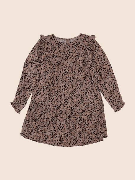 Robe - 8 ans Marron, noir 1 - vertbaudet enfant 