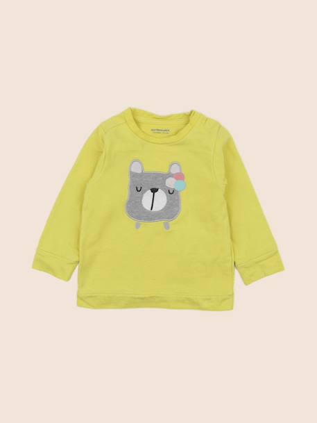 Sweat - 12 mois Jaune 1 - vertbaudet enfant 