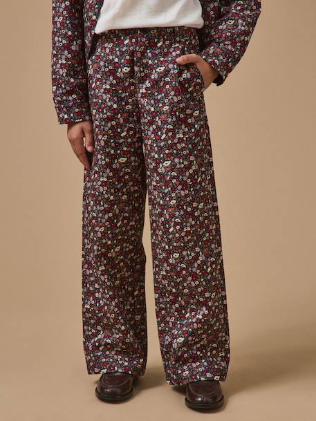 Pantalon fille petal&daisy - made with liberty fabrics Liberty petal and daisy 1 - vertbaudet enfant 
