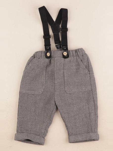 Pantalon - 3 mois Gris 1 - vertbaudet enfant 